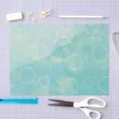 Aqua Blue Waterverf-weefselpapier Tissuepapier (Craft)