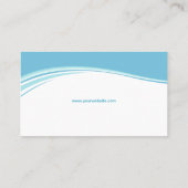 Aqua Blue Waves visitekaartje (Achterkant)