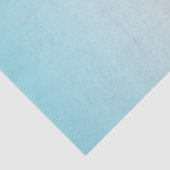 Aqua Blue White Ombre Tissuepapier (Detail)