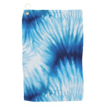 Aqua Blue White Tie Dye