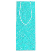 Aqua Blue Wijn Cadeautas (Achterkant)