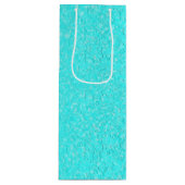 Aqua Blue Wijn Cadeautas (Voorkant)