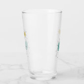 Aqua Blue Yellow Franciscan Starburst Mid Century Glas (Links)