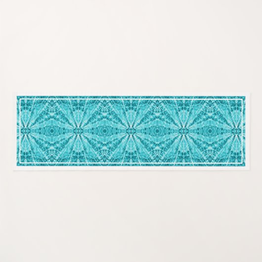 Aqua Blues Yogamat (Voorkant (horizontaal))