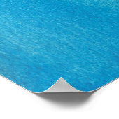 "Aqua Blush Abstracte" Waterverf Poster (Hoek)