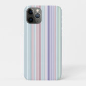 Aqua, Blush and Lavender Stripes Case-Mate iPhone Case (Achterkant)