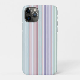 Aqua, Blush and Lavender Stripes Case-Mate iPhone Case