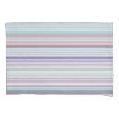 Aqua, Blush and Lavender Stripes Kussensloop (Voorkant)