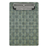 Aqua Boho Pattern, Beauful Mini Clipboard Klembord (Voorkant)