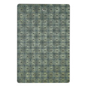 Aqua Boho Pattern, Beauful Mini Clipboard Mini Klembord (Achterkant)