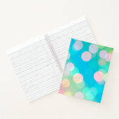 Aqua Bokeh Bullet Journal / Lined Notitieboek (Binnen)