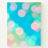 Aqua Bokeh Bullet Journal / Lined Notitieboek (Achterkant)