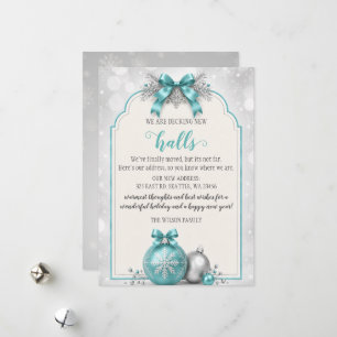 Aqua Boog Kerst Decoratie Nieuwe Hallen Verhuizen Feestdagenkaart