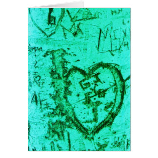 Aqua Boomstam Graffiti Hart