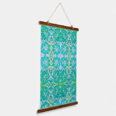 Aqua Botanisch Hangend Wandkleed (Gebogen)