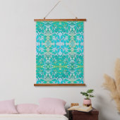 Aqua Botanisch Hangend Wandkleed (Slaapkamer)
