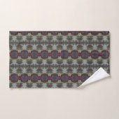 Aqua Bourgogne en groen Bad Handdoek (Handdoek)