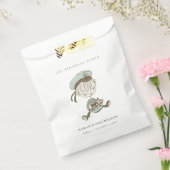 Aqua Boys Little Sailor Nautical Any Age Birthday Bedankzakje (Gezegeld)