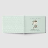 Aqua Boys Little Sailor Nautical Any Age Birthday Gastenboek (Volledig)