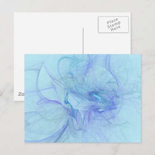 Aqua Briefkaart (Voorkant / Achterkant)