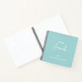 Aqua | Brieven aan mijn dochter Keepsake Memory Notitieboek (Binnen)