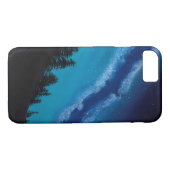 Aqua Bright Milky Way Galaxy Phone Case (Achterkant (Horizontaal))