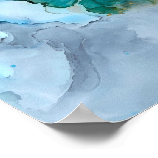 Aqua Brume I Poster (Hoek)