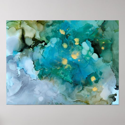 Aqua Brume I Poster (Voorkant)