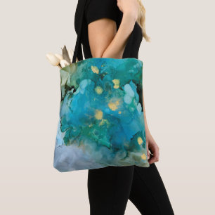 Aqua Brume I Tote Bag