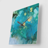 Aqua Brume I Vierkante Klok (Hoek)