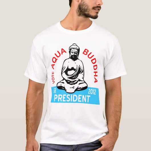 Aqua Buddha T-shirt (Voorkant)