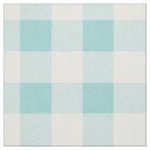 Aqua Buffalo Check Pattern Stof (Swatch)