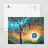 Aqua Burn Art MADART Briefkaart voor oorspronkelij (Voorkant / Achterkant)