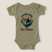 Aqua Burst: vrolijke orka (Design voorkant)