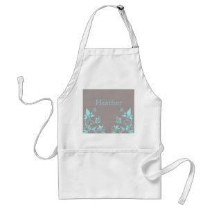 Aqua Butterfly Floral Schort