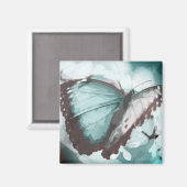  Aqua Butterfly Magneet (Voorkant / Achterkant)