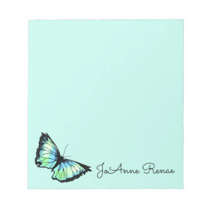 "Aqua Butterfly" Notitieblok