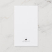 Aqua Butterfly-roebelkaarten Contactkaartje (Achterkant)