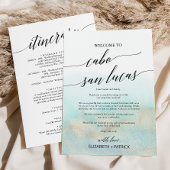 Aqua Cabo San Lucas Welkomstbrief & Reisroute