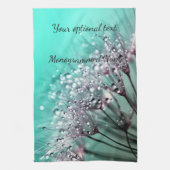 Aqua Cactus Bonsai Bloom Kitchen Towel Theedoek (Verticaal)