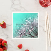 Aqua Cactus Bonsai Bloom Paper Bord Servet (Insitu)