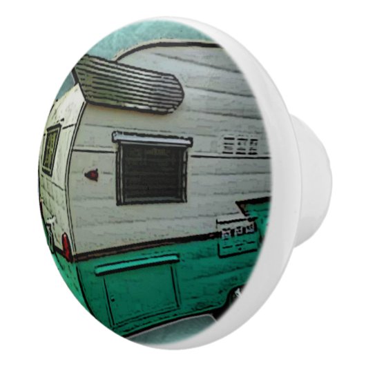 aqua camper drawerknop keramische knop (Rechts)