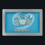 Aqua Cancer de sluiting van de astrologie van de k Gesp<br><div class="desc">De Griekse astrologische gordel voor kanker "The Crab" sluiting met kankersymbolen en eigenschappen. Het vierde teken van de Zodiac Cancer 22-22 juli. Ruled door de maan. Eenvoudig ontworpen door Sarah Trett.</div>