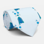 Aqua CAT Stropdas (Opgerold)