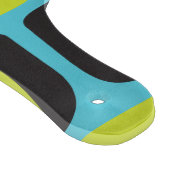 Aqua & Chartreuse Mid Century Mod Retro Patroon Snijplank (Hoek)