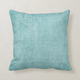 Aqua Chenille Uiterlijk - Grafisch ontwerp Kussen