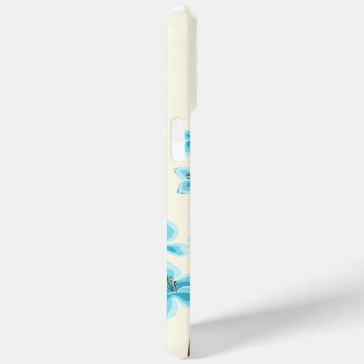 Aqua Cherry Blossingboom Case-Mate iPhone Case (Achterkant / Rechts)