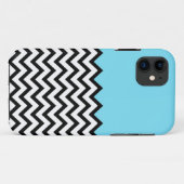 Aqua Chevron Colour Block Pattern iPhone 5 Hoesje (Achterkant (horizontaal))