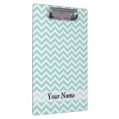 Aqua chevron patroon klembord (Rechts)