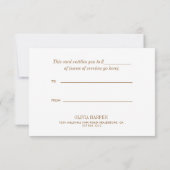 Aqua Chic | Plain Elegant Leather Kijk Gift Kaart (Achterkant)